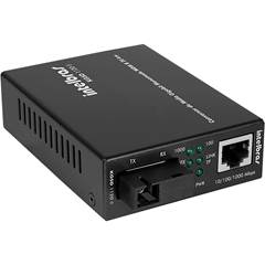 Conversor de mídia Gigabit Ethernet monomodo 20 km KGSD 1120 B INTELBRAS
