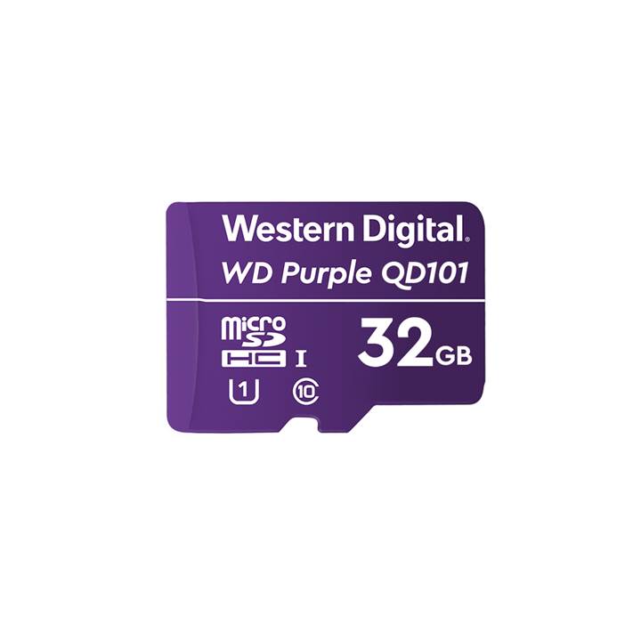 Cartão de memória microSD WD Purple de 32GB