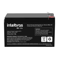 Bateria Ideal para Sistema de Alarme XB 12 AL Intelbras